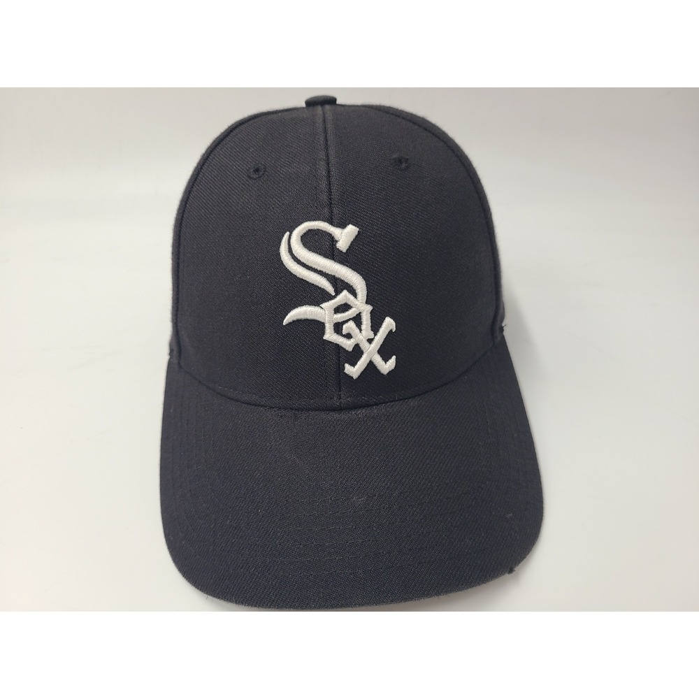 Chicago White Sox TEI Adjustable Hat Cap Wool Blend Casual MLB Baseball Black